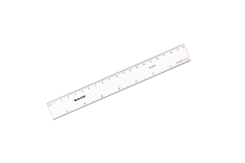 REGLA BACO R-5020 TRANSPARENTE PZ
