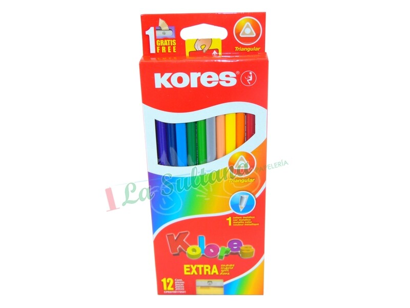 COLORES KORES TRIANGULAR C/12
