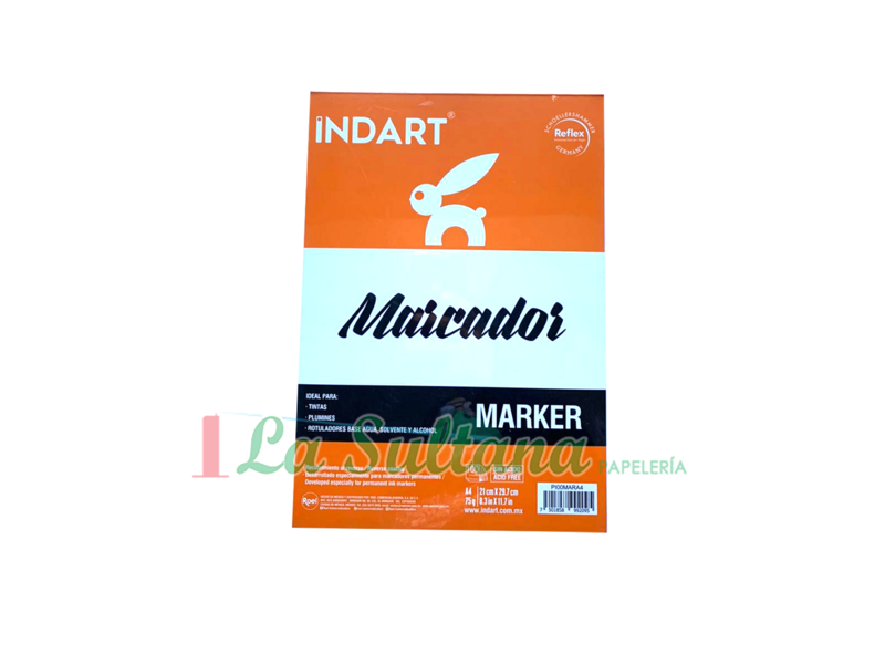 BLOCK INDART PARA MARCADOR 21X29.7CM 100H