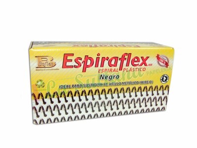 ESPIRAFLEX C/145 1-33H 8MM NEGRO