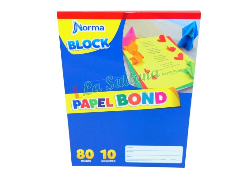 BLOCK NORMA CREATIVIDAD C/80H PZ