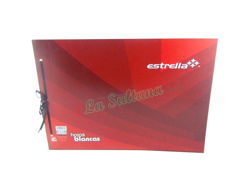 CUADERNO ESTRELLA BLANCO DIBUJO AGUJETA C/20H