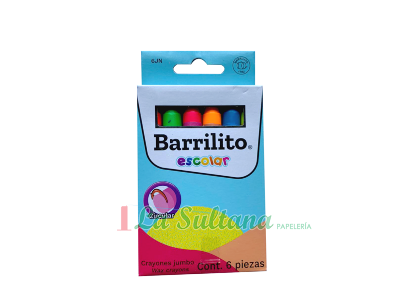 CRAYON BARRILITO NEON JUMBO C/6