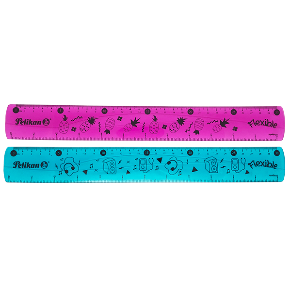 REGLA FLEXIBLE PELIKAN 30CM PZ