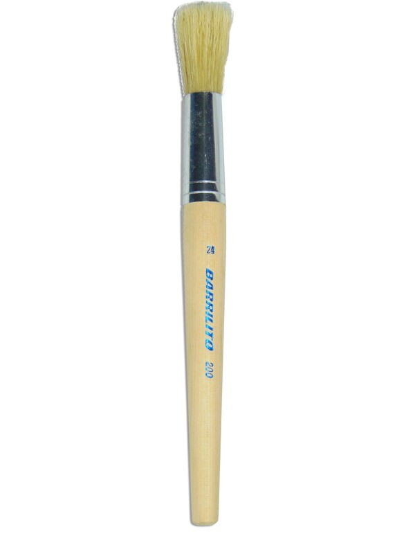 PINCEL 200-24 OLEO  REDONDO BARRILITO  PZ