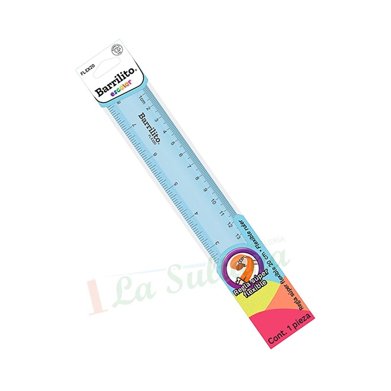 REGLA FLEXIBLE BARRILITO FLEX20 PZ
