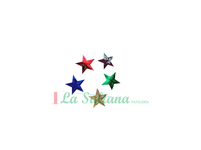 ESTRELLA ENGOMADA LESA CHICA #16 C/100