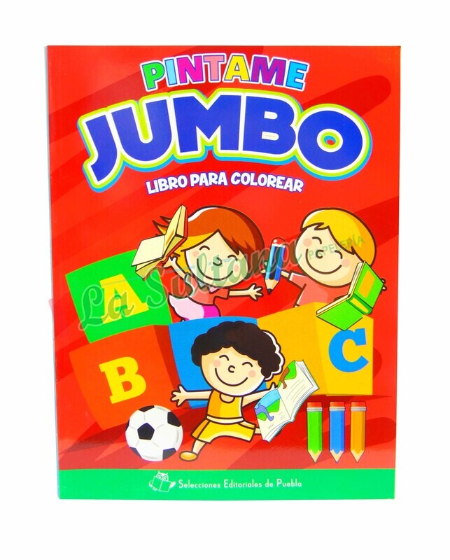 LIBRO COLOREAR JUMBO PINTAME PZ