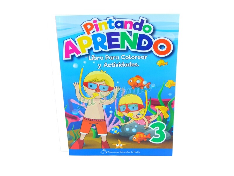 LIBRO COLOREAR PINTANDO APRENDO PZ