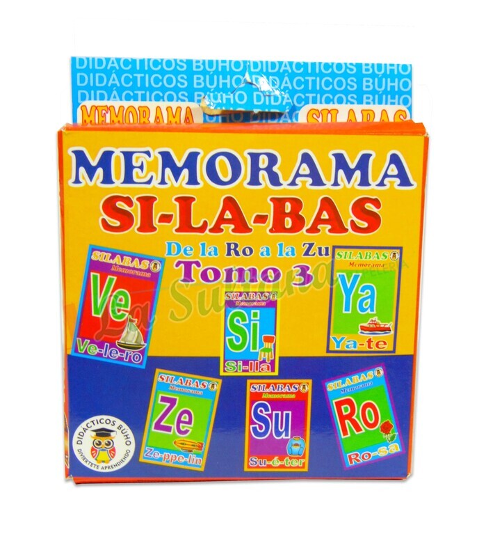 MEMORAMA DIDACTICO BUHOS  PZ