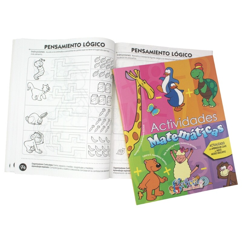 LIBRO ACTIVIDADES MATEMATICAS PZ