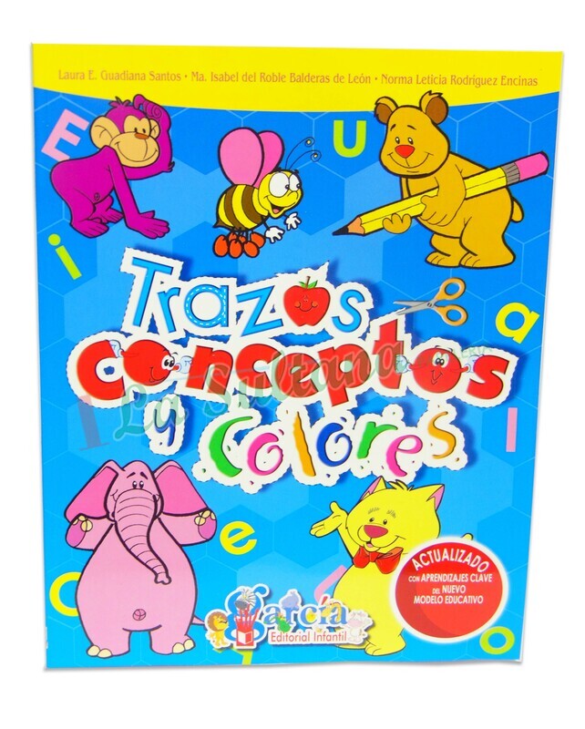 LIBRO TRAZOS, CONCEPTOS Y COLORES PZ