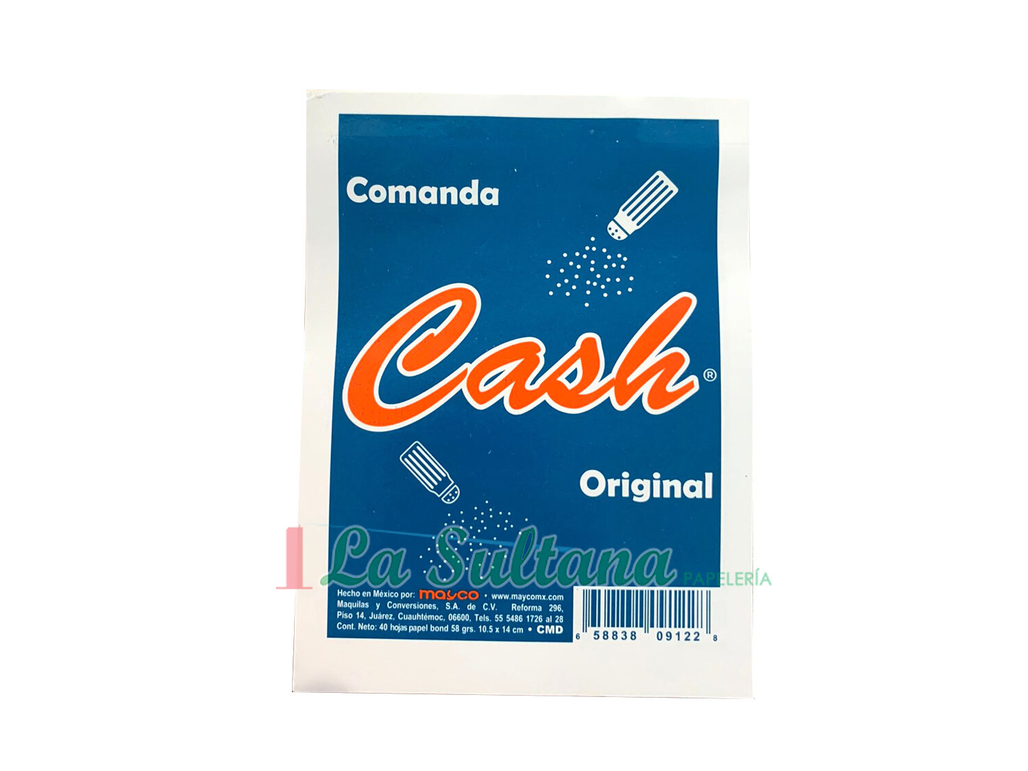 BLOCK COMANDA 1/8 ORIGINAL CASH C/40H PZ