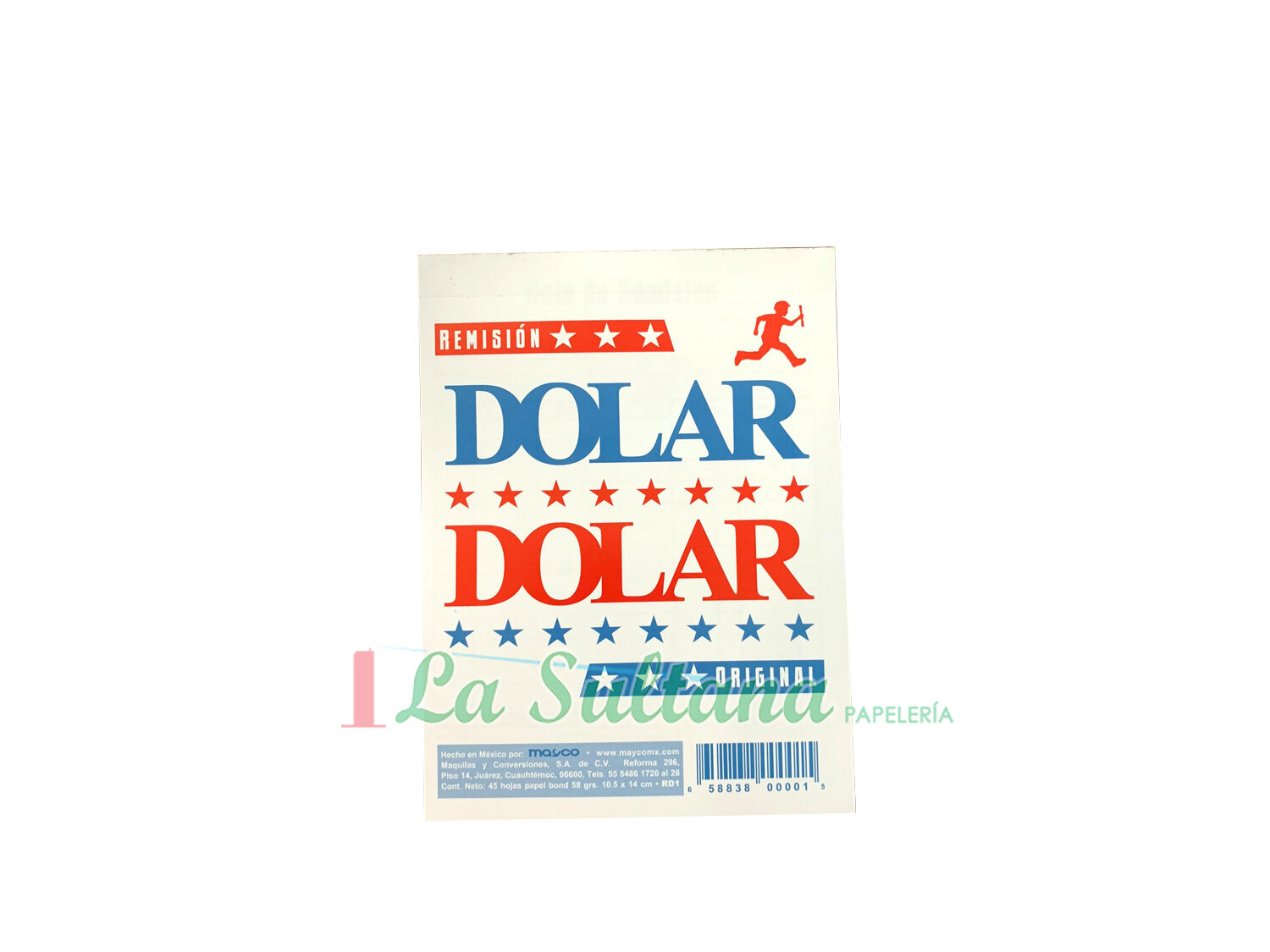 BLOCK REMISION DOLAR 1/8 ORIGINAL C/45H PZ