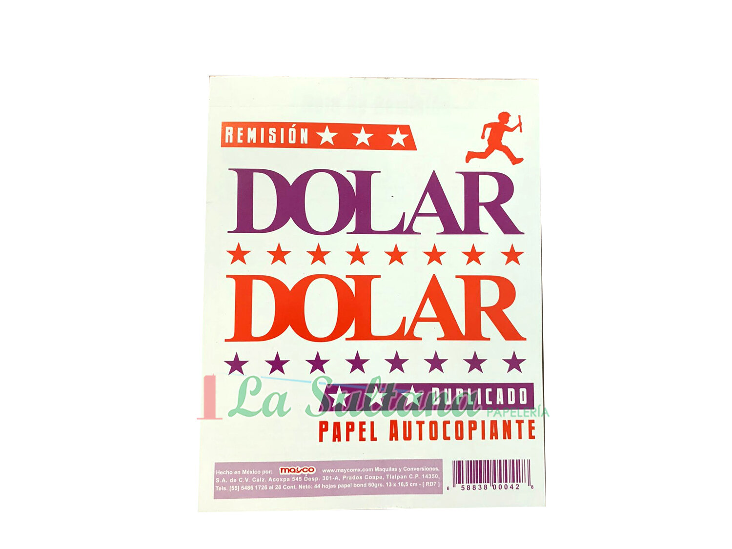BLOCK REMISION DOLAR ESQUELA AUTOCOPIANTE C/45H PZ