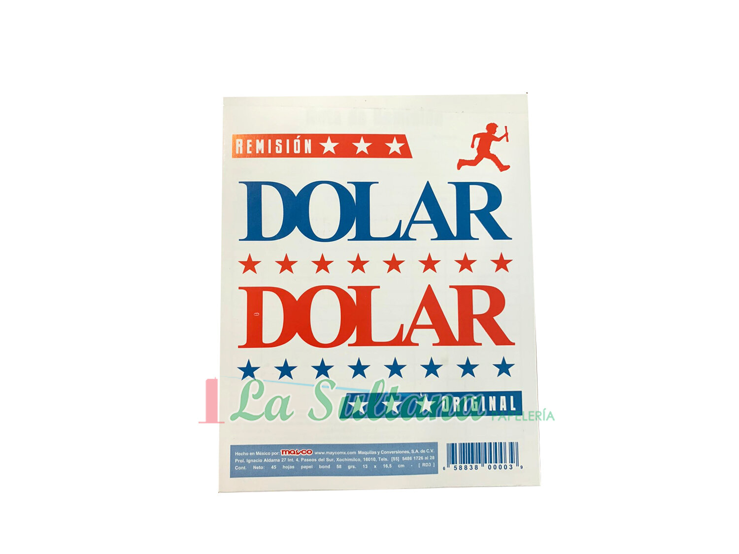 BLOCK REMISION DOLAR ESQUELA ORIGINAL C/45H PZ