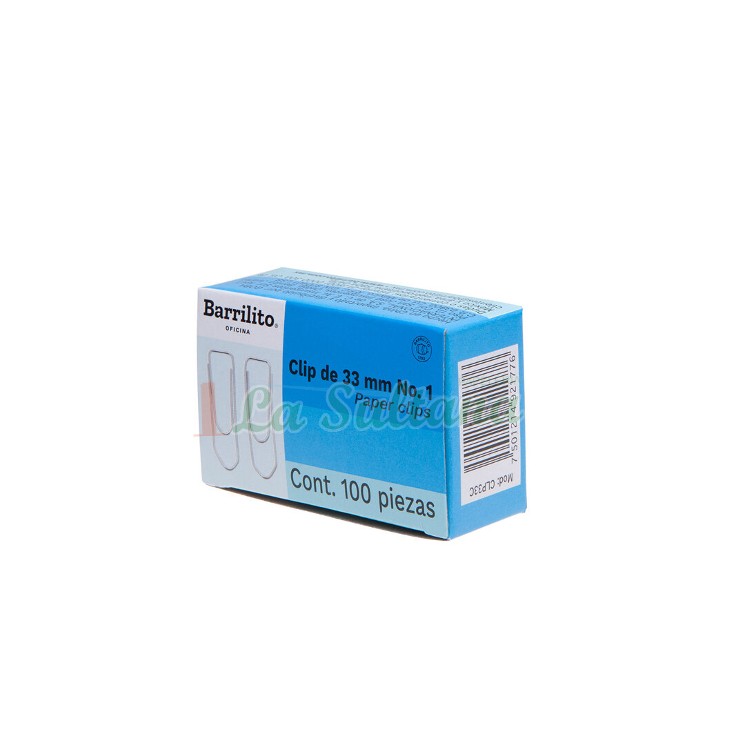 CLIP P/PAPEL CLP33C C/100