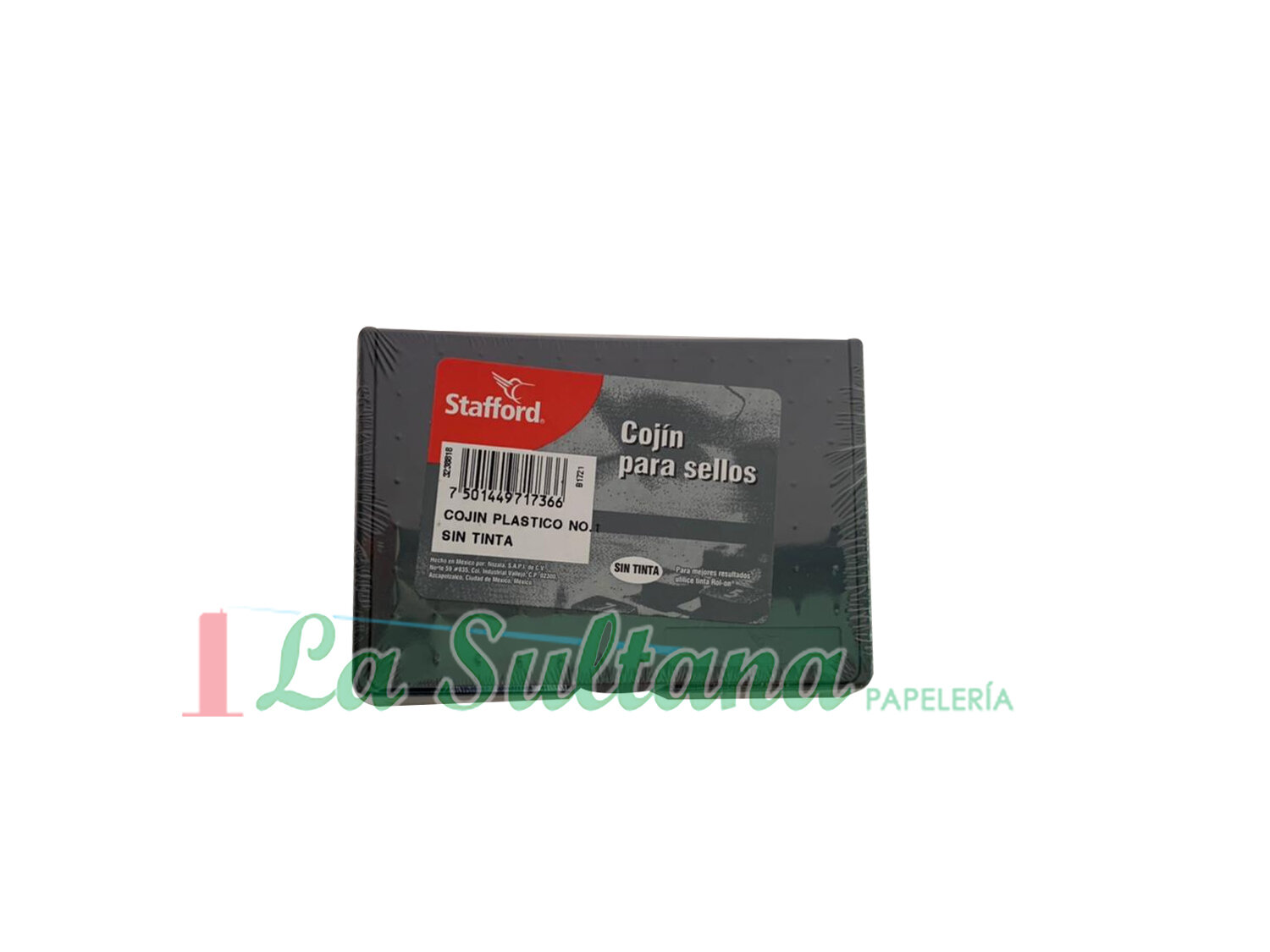 COJIN PLASTICO AZOR S/TINTA #1 PZ