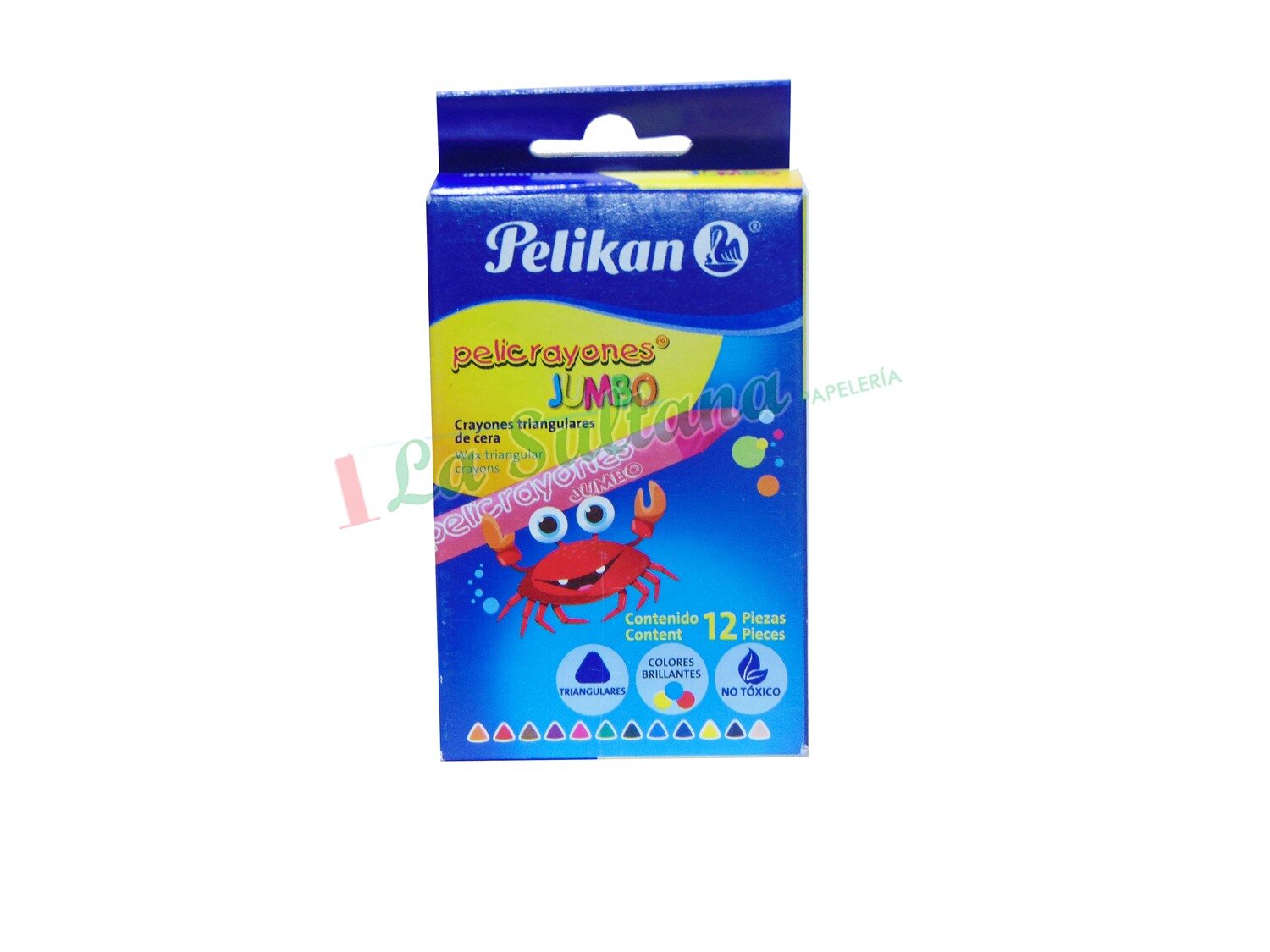 CRAYON PELIKAN JUMBO TRIANGULAR C/12
