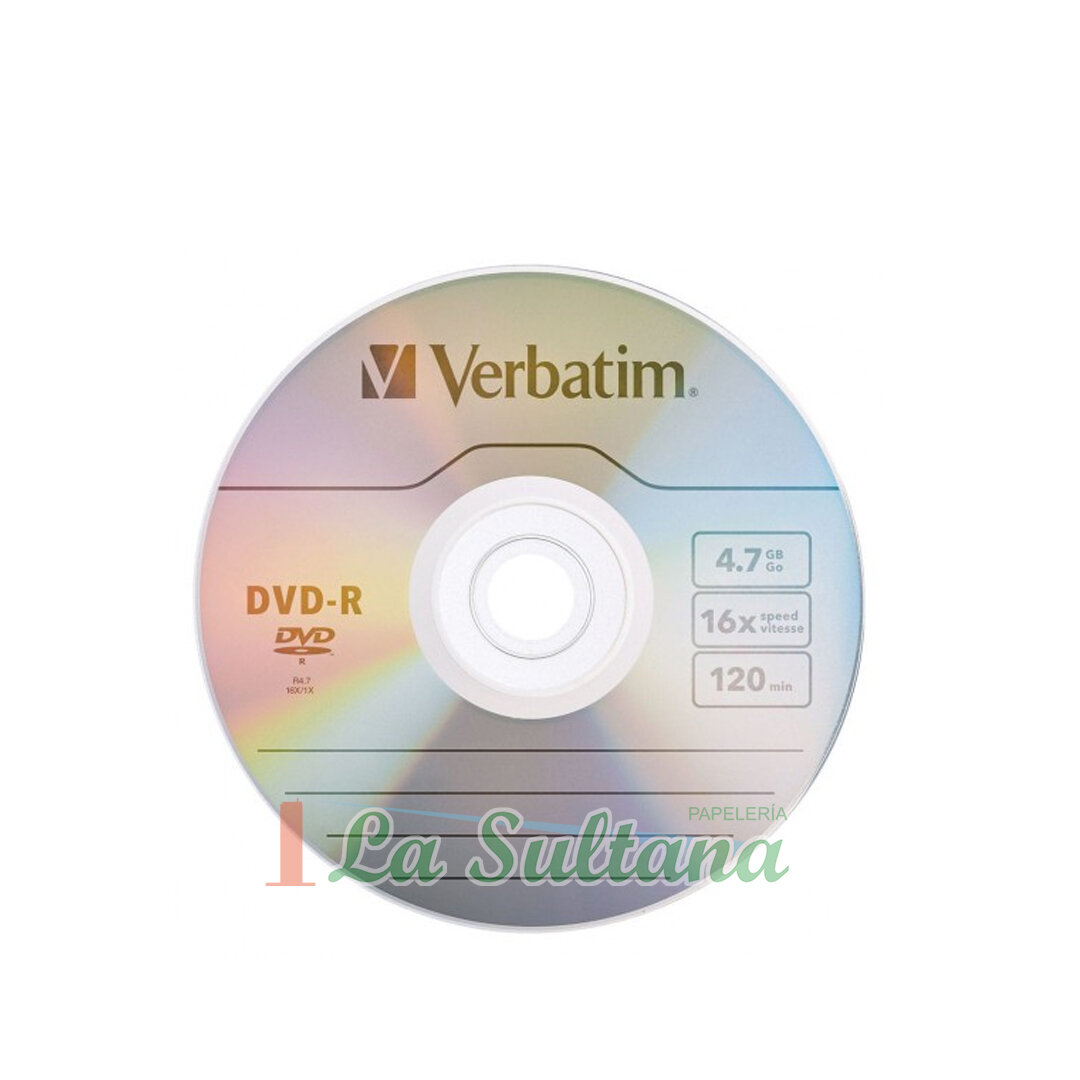 DISCO DVD-R VERBATIM 4.7GB PZ