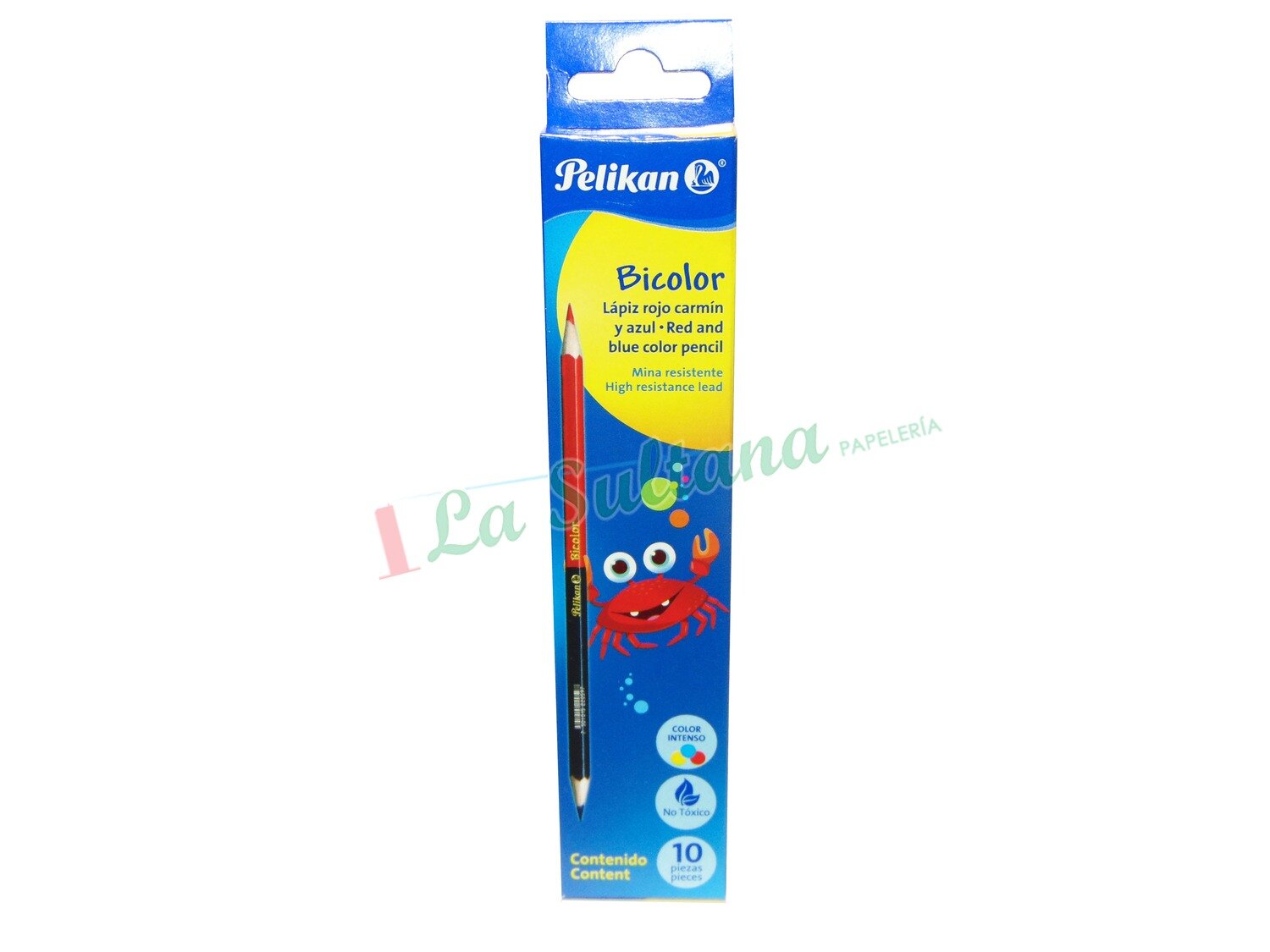 LAPIZ PELIKAN BICOLOR C/10