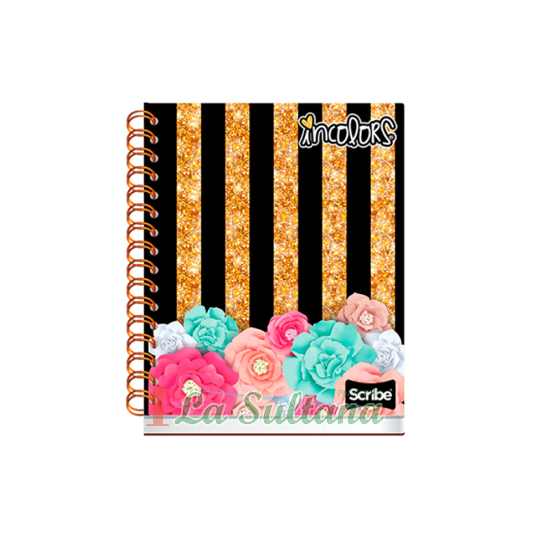 LIBRETA SCRIBE BOOK IN COLORS C/100H PZ