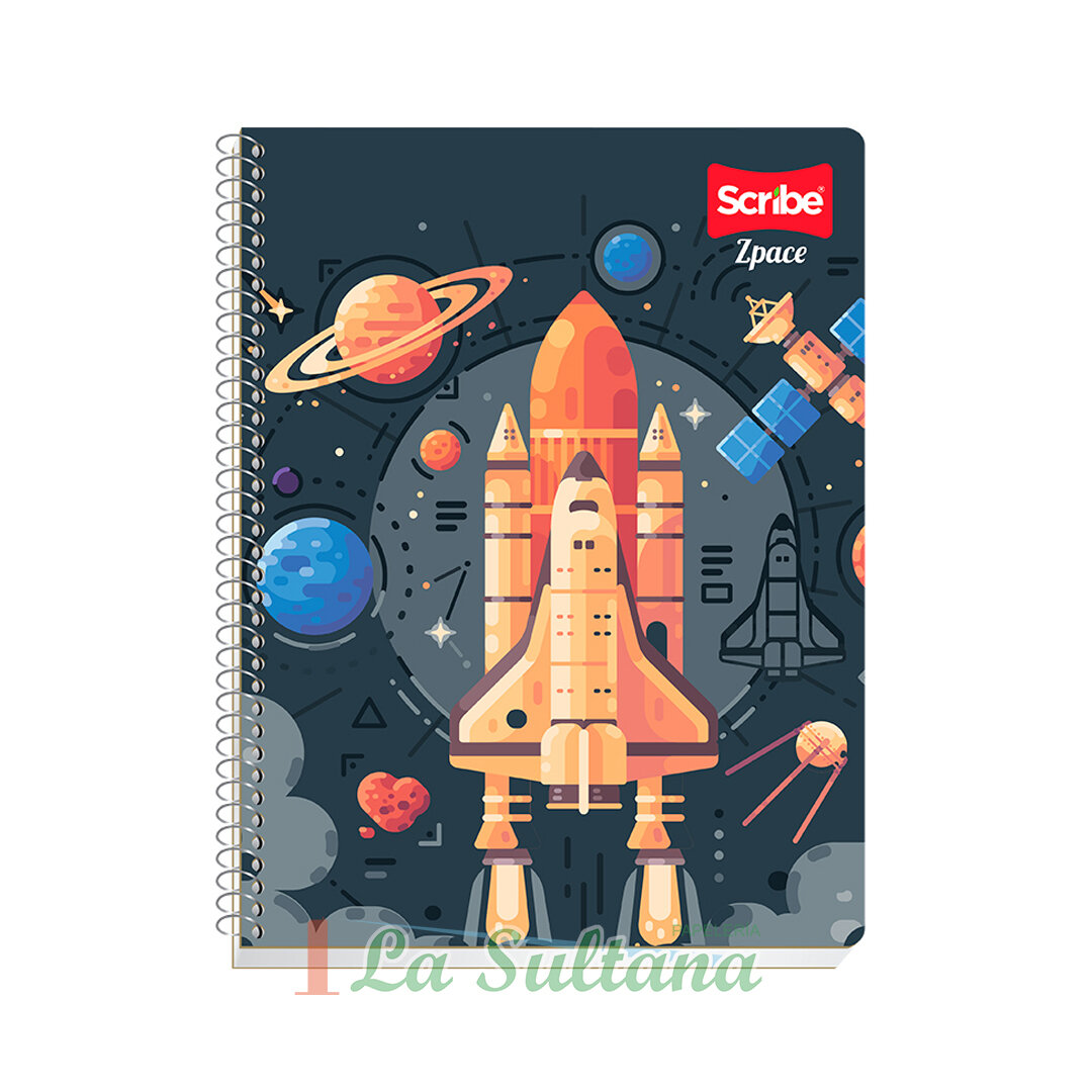 LIBRETA SCRIBE PROFESIONAL ESPIRAL MULTILINEA C/200H PZ