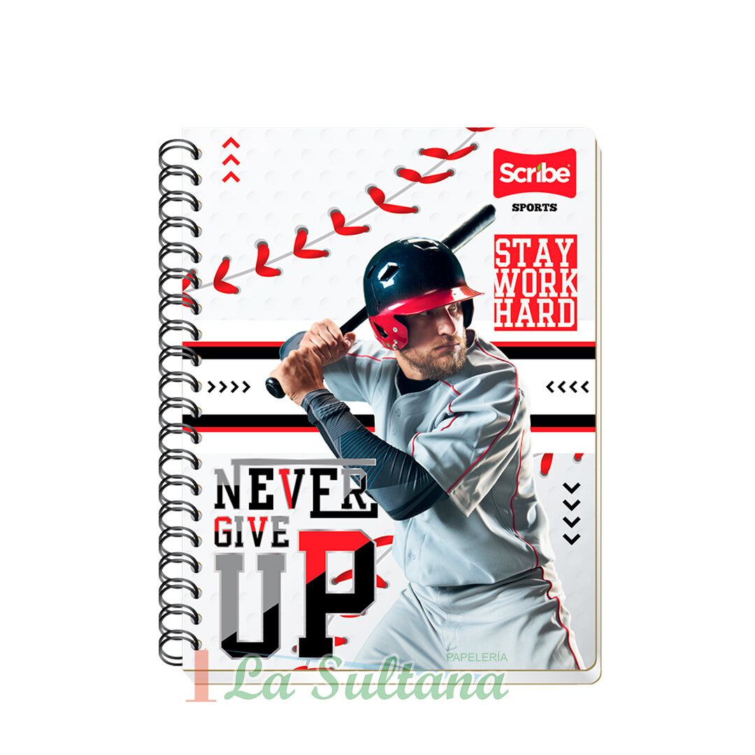 LIBRETA SCRIBE PROFESIONAL ESPIRAL SPORTS C/100H PZ