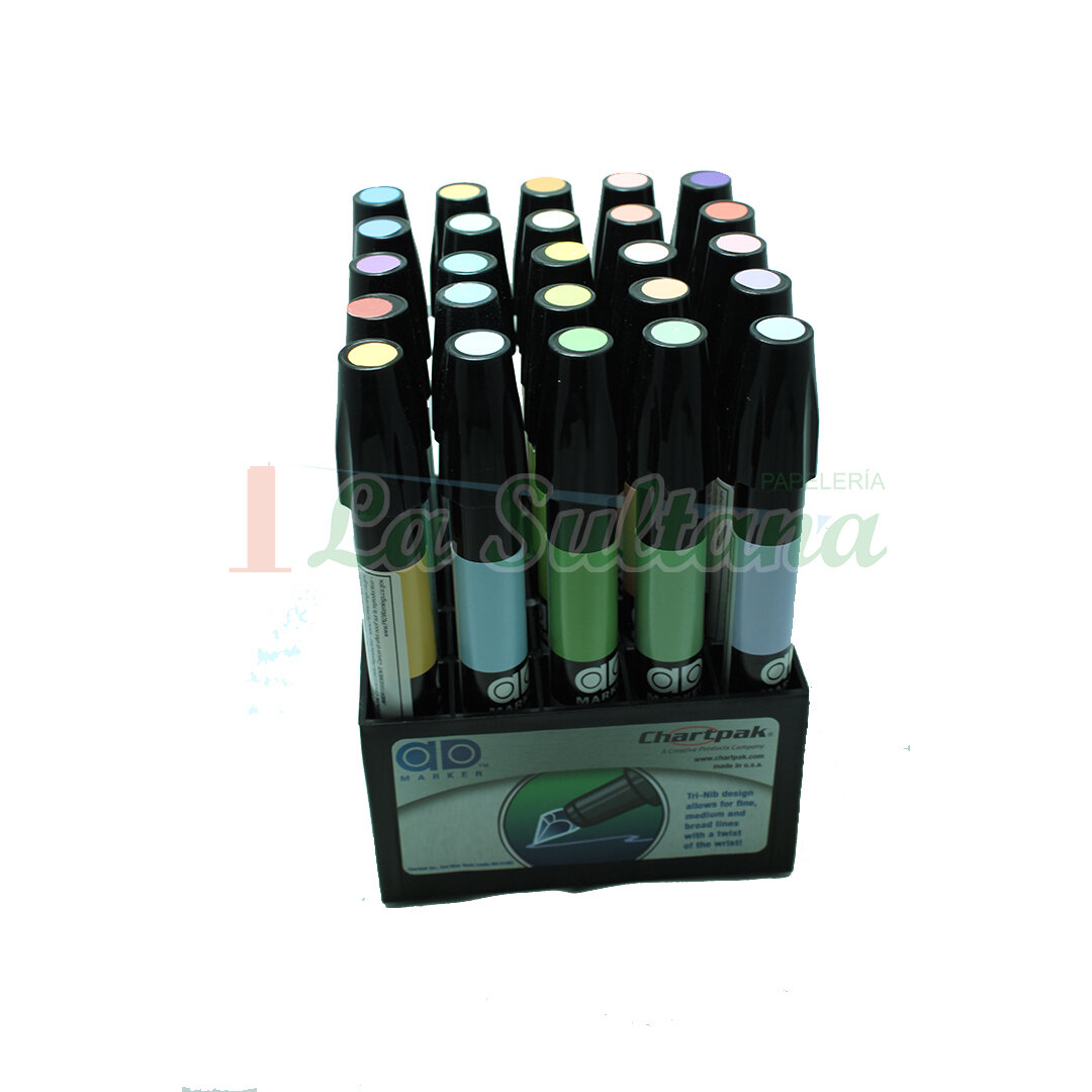 MARCADORES CHARTPAK C/25 PZ