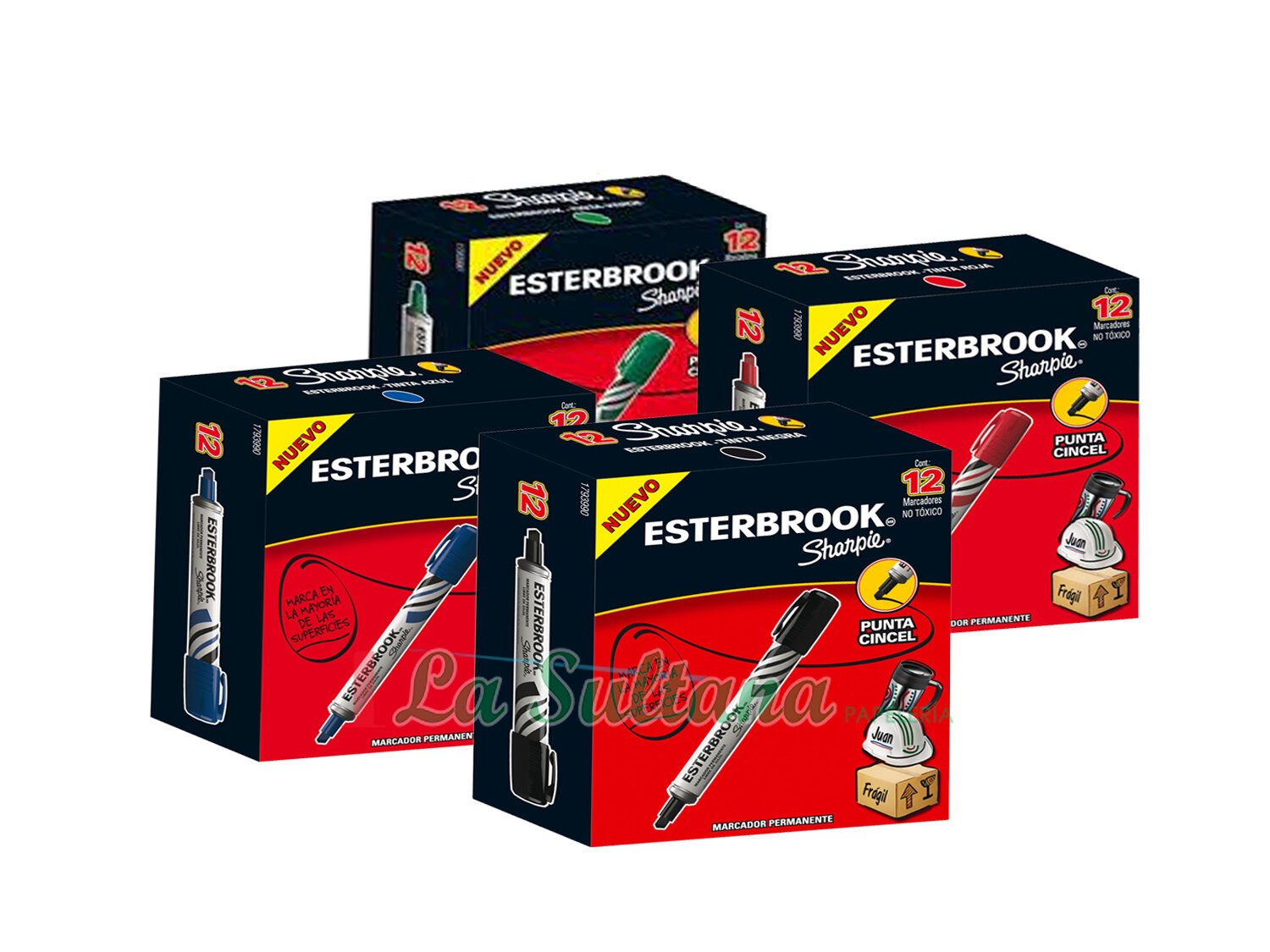 MARCADOR PERMANENTE ESTERBROOK C/12