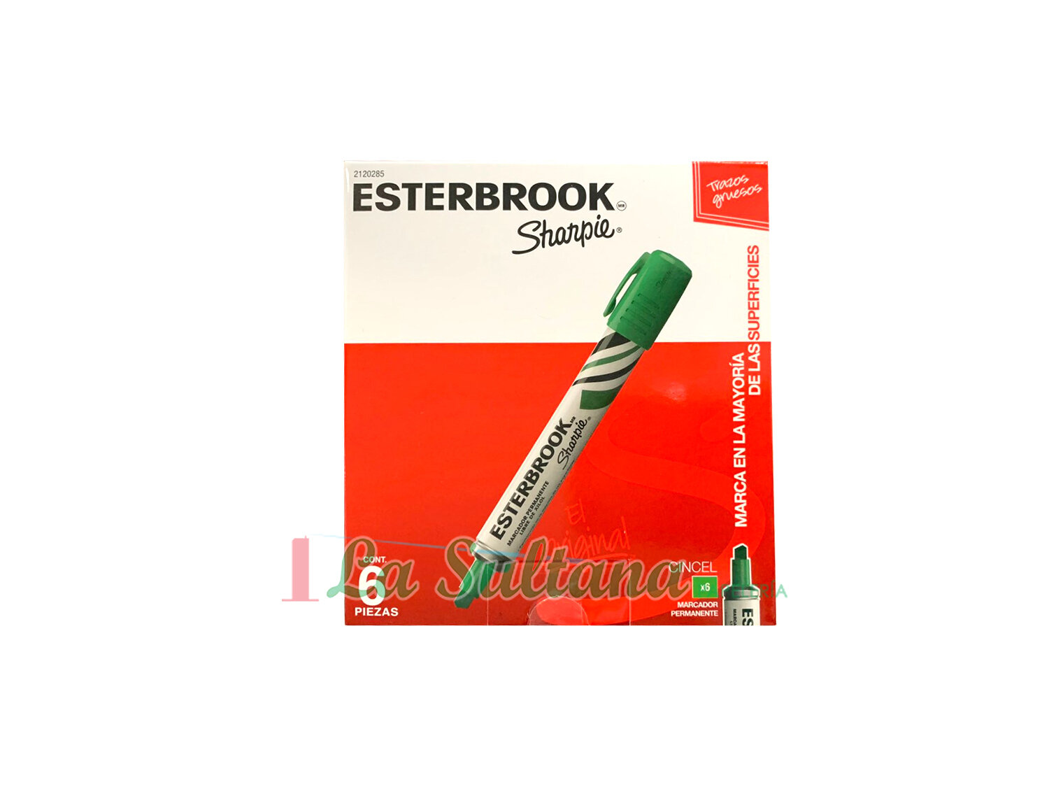MARCADOR PERMANENTE ESTERBROOK VERDE  C/6