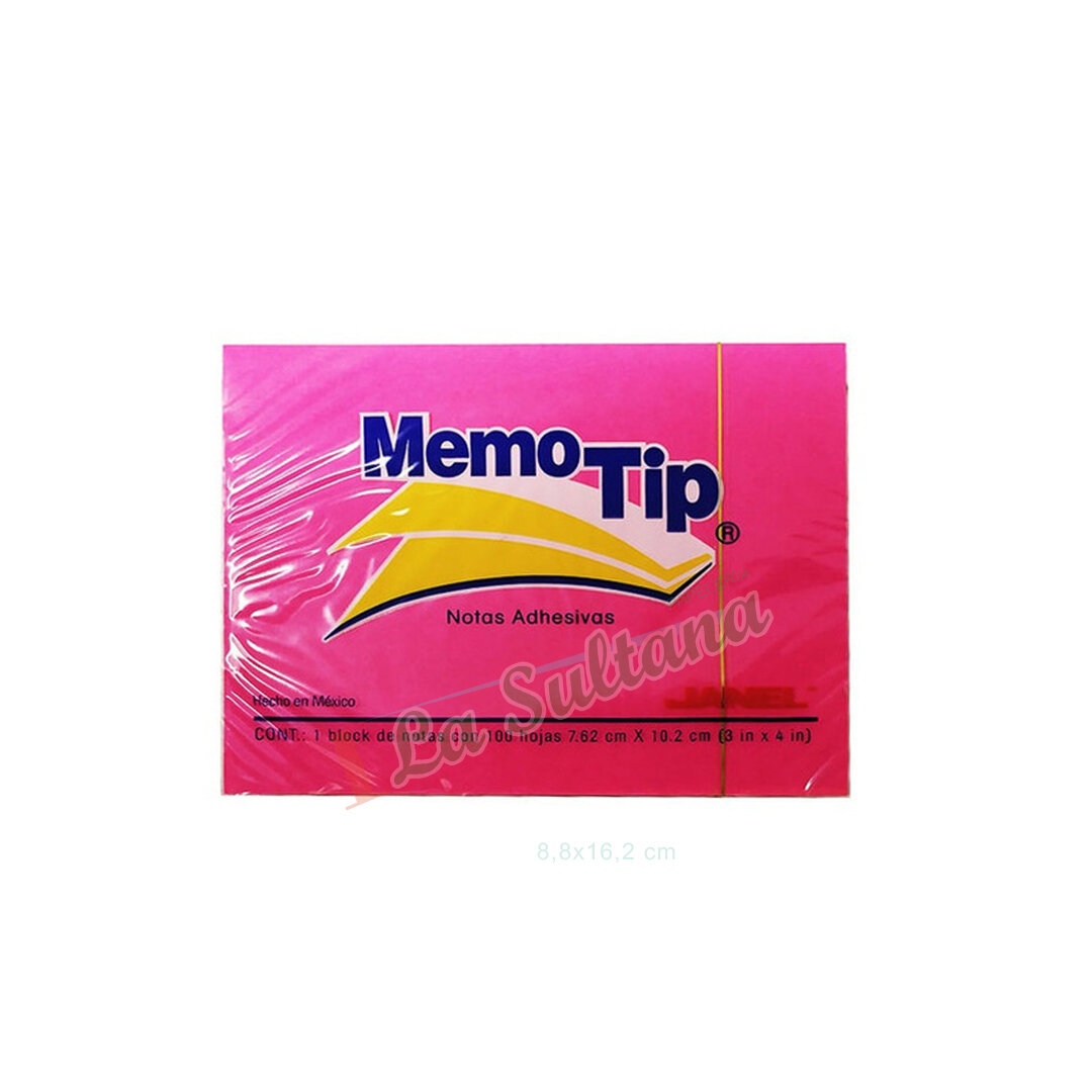 MEMO TIP  3 X 4 C/100H  (NEON)