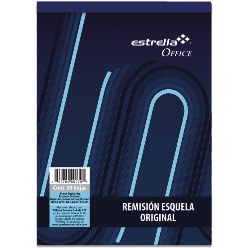BLOCK REMISION ESTRELLA 50-O C/45H PZ