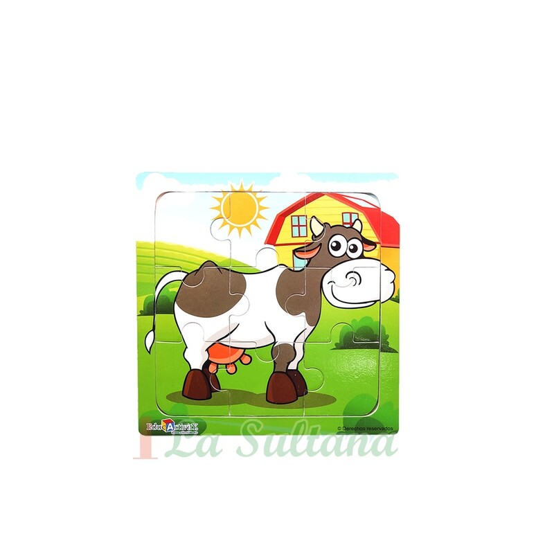 ROMPECABEZAS MADERA EDUCATIVITY CH VARIOS C/9 PZS
