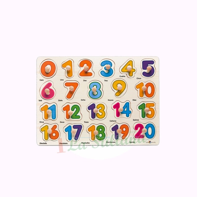ROMPECABEZAS MADERA EDUCATIVITY C/PIN VARIOS PZ