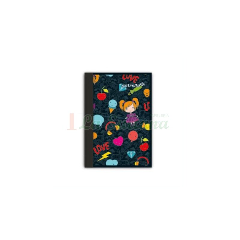 LIBRETA ESTRELLA 1/8 NOTAS #4 C/50H PZ