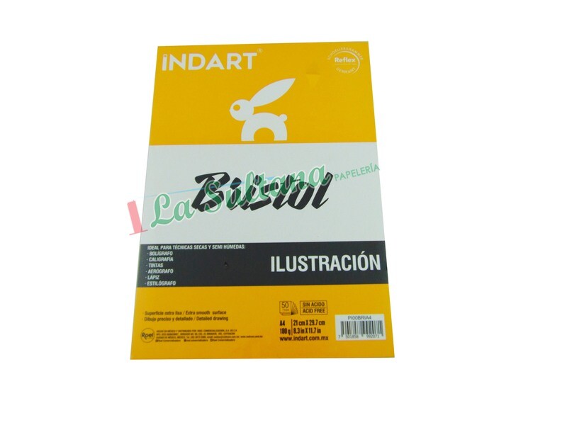 BLOCK INDART BRISTOL 21X29.7CM 180GR C/50H PZ