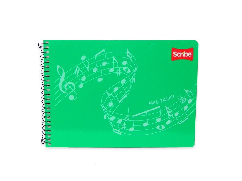 LIBRETA SCRIBE ITALIANA ESPIRAL PAUTADA CLASICA C/50H PZ