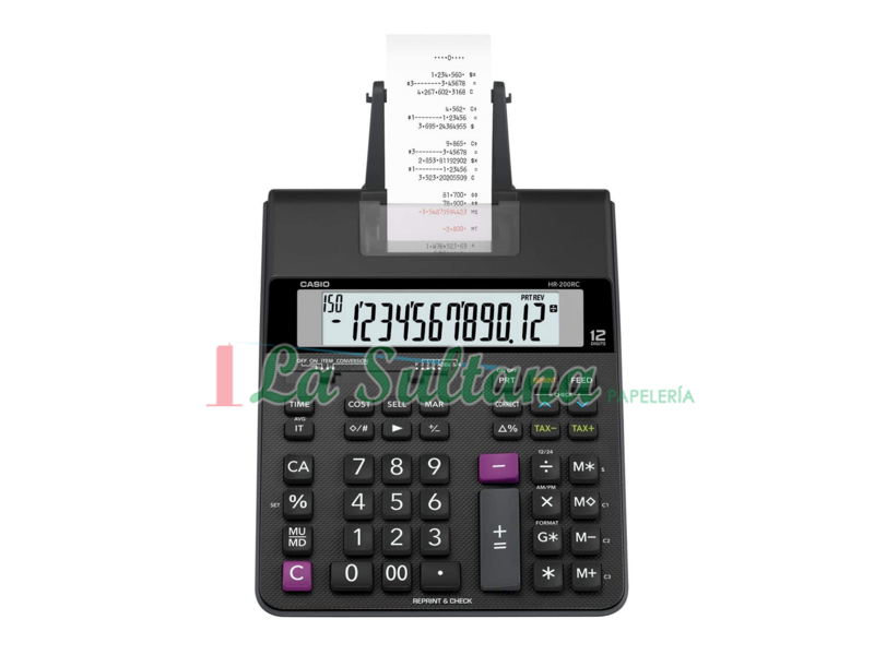 CALCULADORA CASIO IMPRESORA HR-200RC  PZ