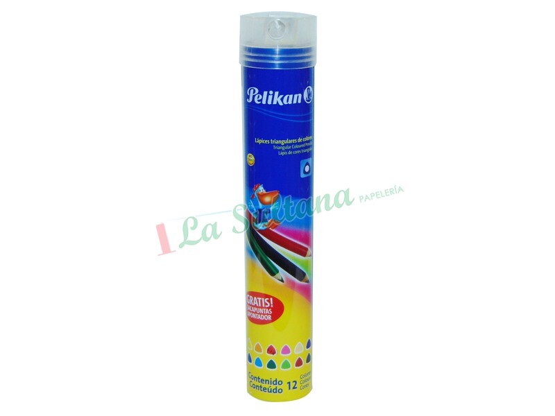 COLORES PELIKAN TRIANGULAR LATA C/12