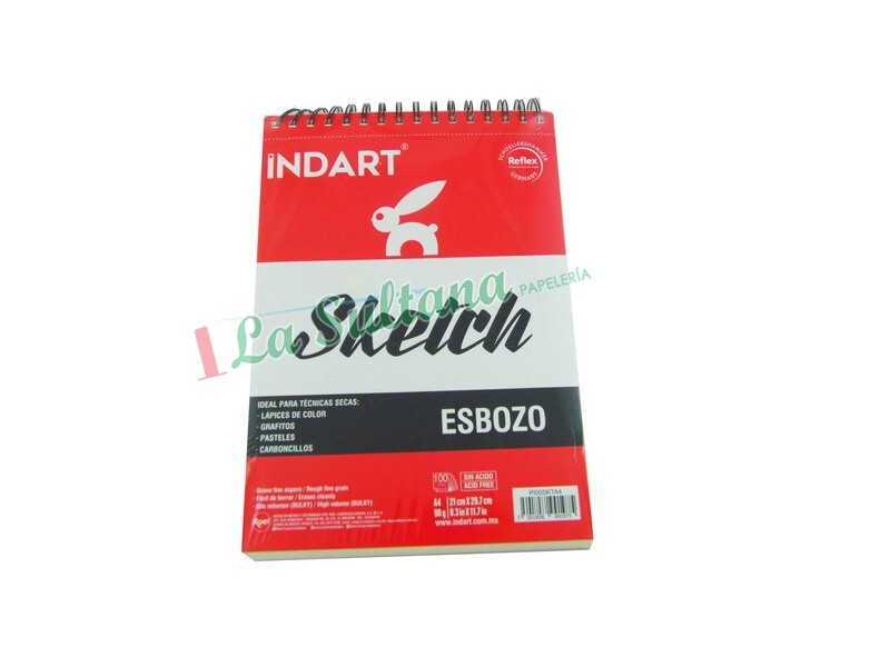 ALBUM INDART PARA SKETCH 21X29.7CM 90GR C/100H PZ