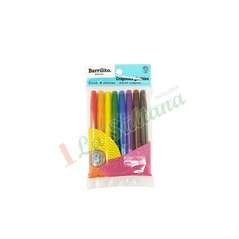 CRAYONES GIRABLES CRY8 C/8