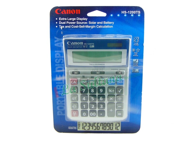 CALCULADORA CANON DE ESCRIORIO HS-1200TS PZ