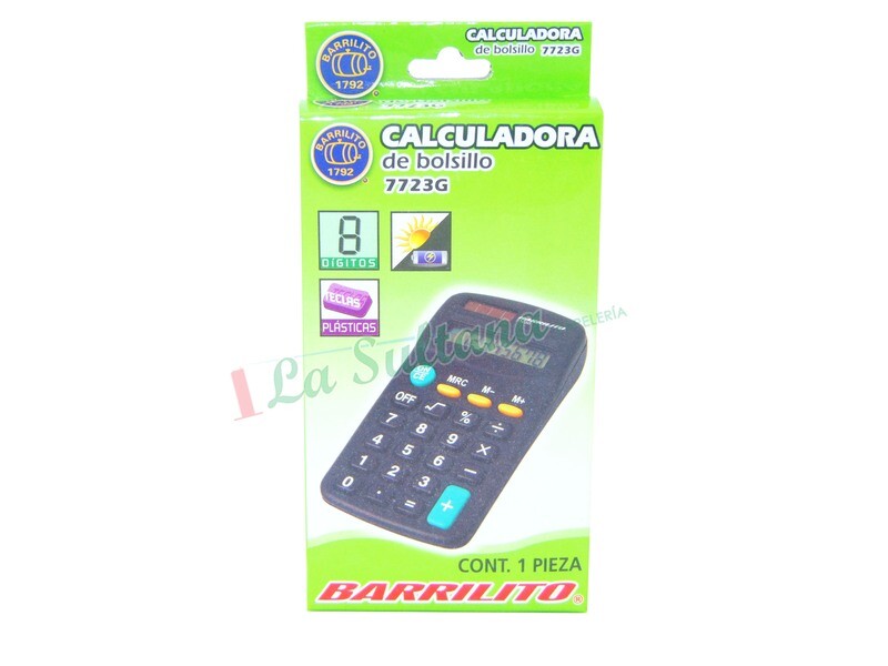 CALCULADORA DE BOLSILLO 7723G PZ