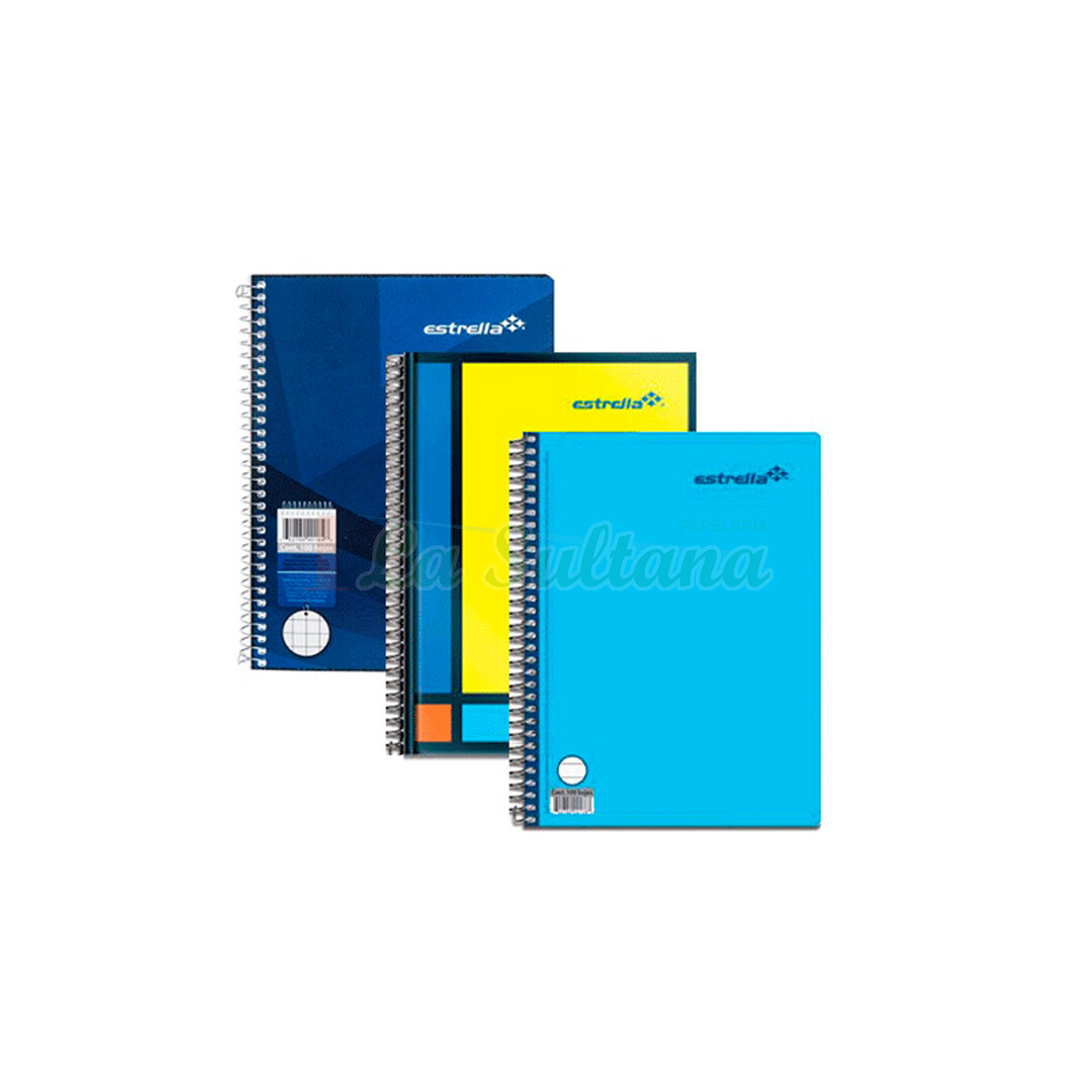 LIBRETA ESTRELLA FRANCESA ESPIRAL C/100H
