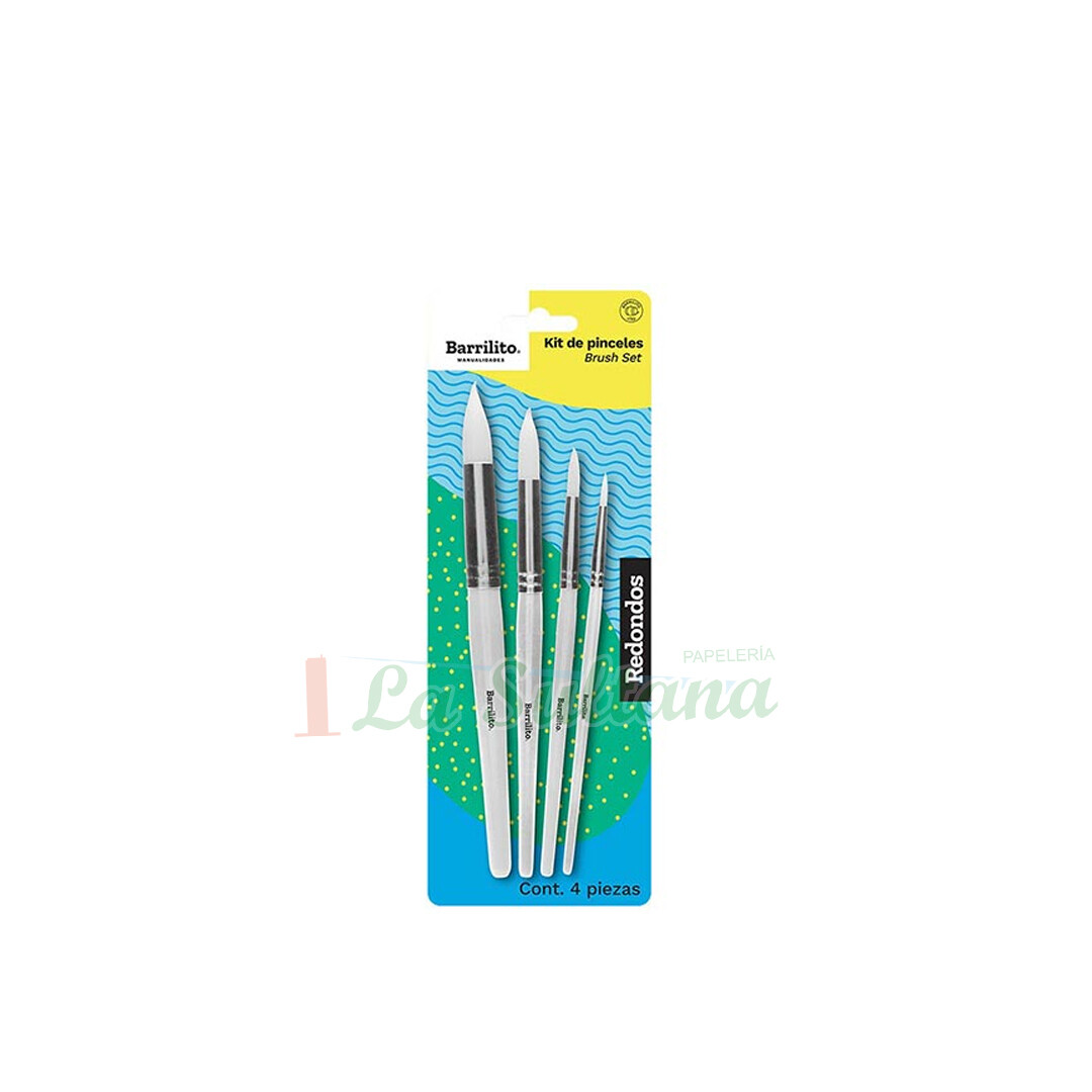 PINCELES REDONDOS KPR4 C/4