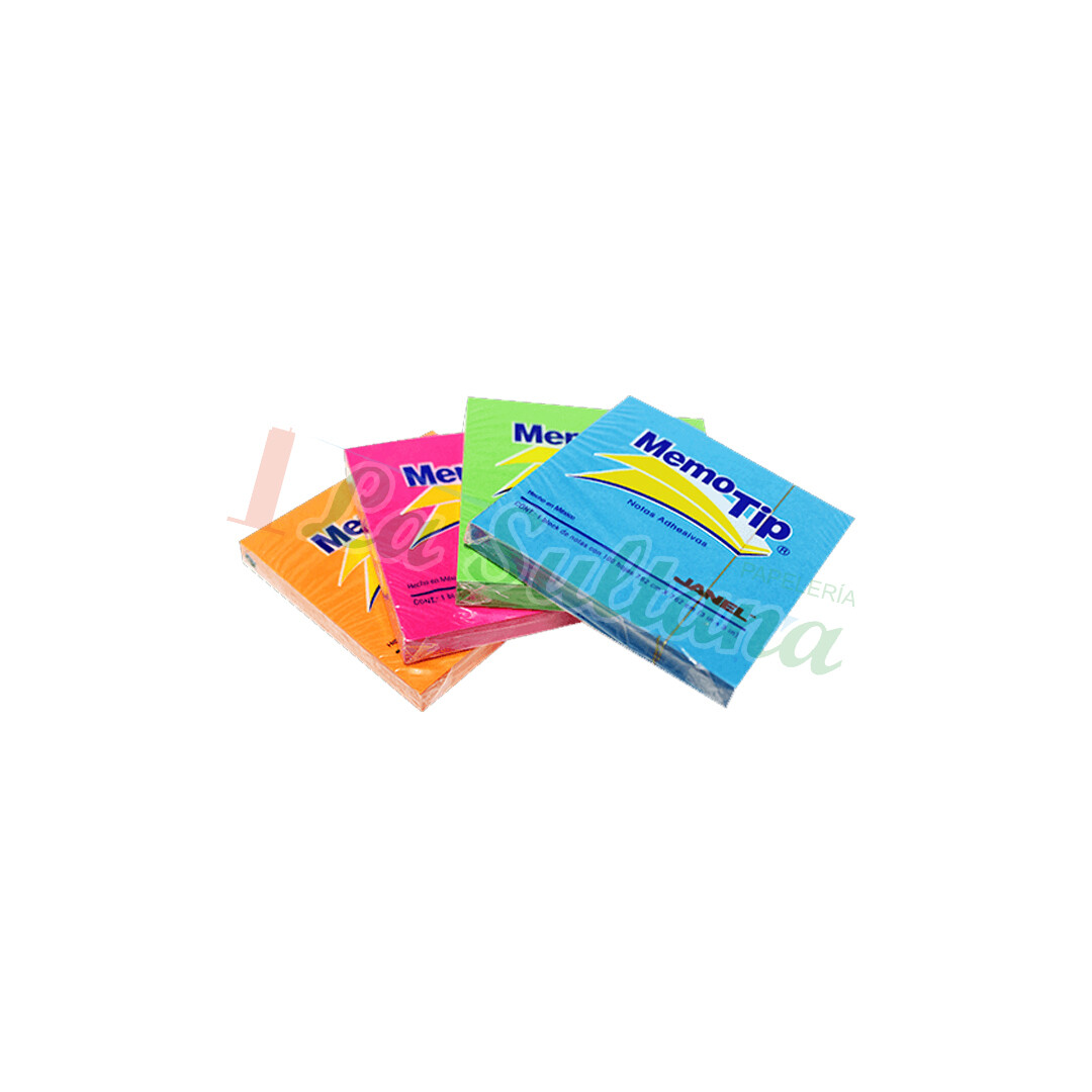 MEMO TIP #54 3 X 3 C/100H   (COLORES NEON)