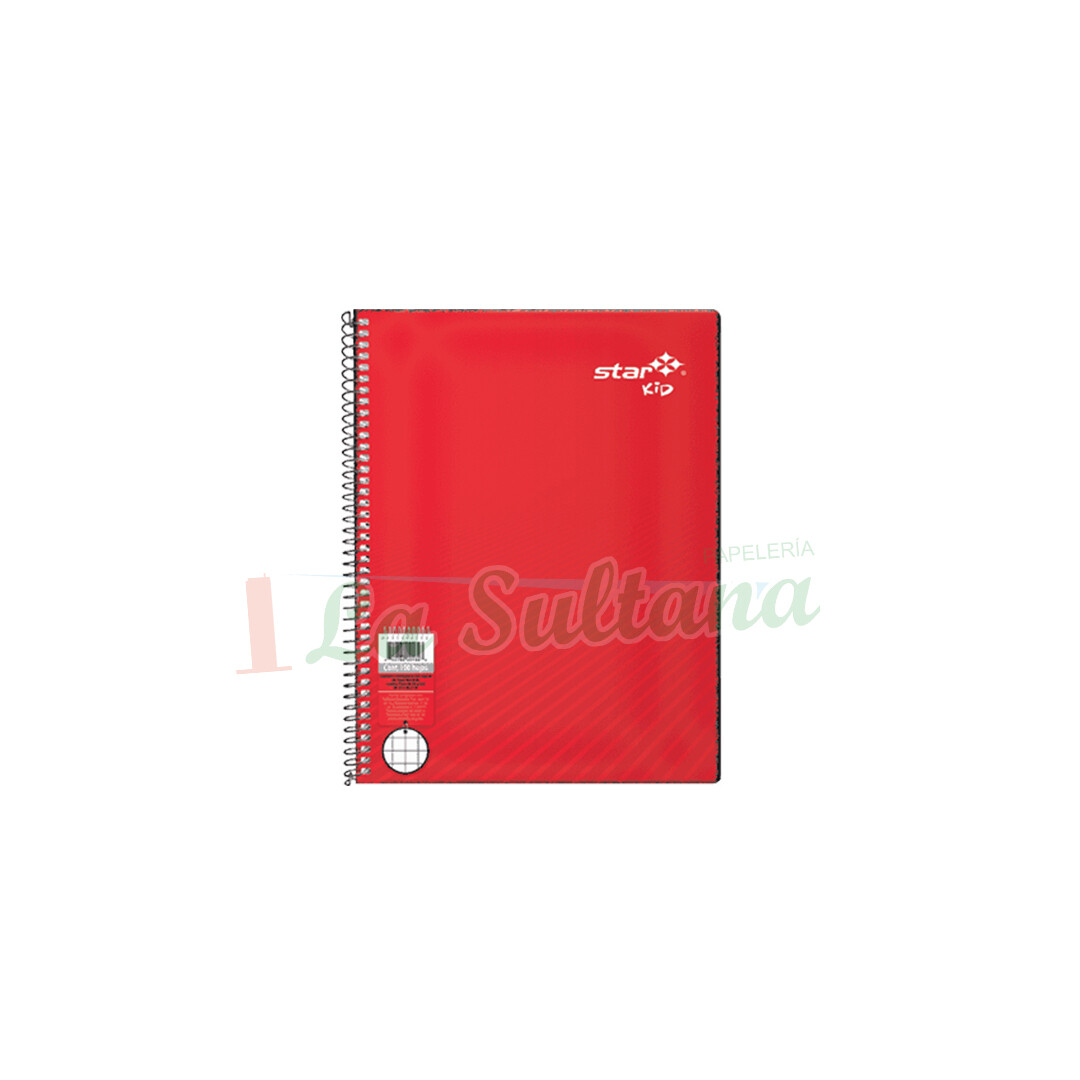 LIBRETA ESTRELLA PROFESIONAL ESPIRAL STAR KID C/100H
