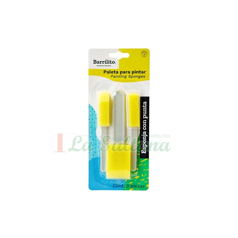 PALETAS C/ESPONJA PAL-40 C/3