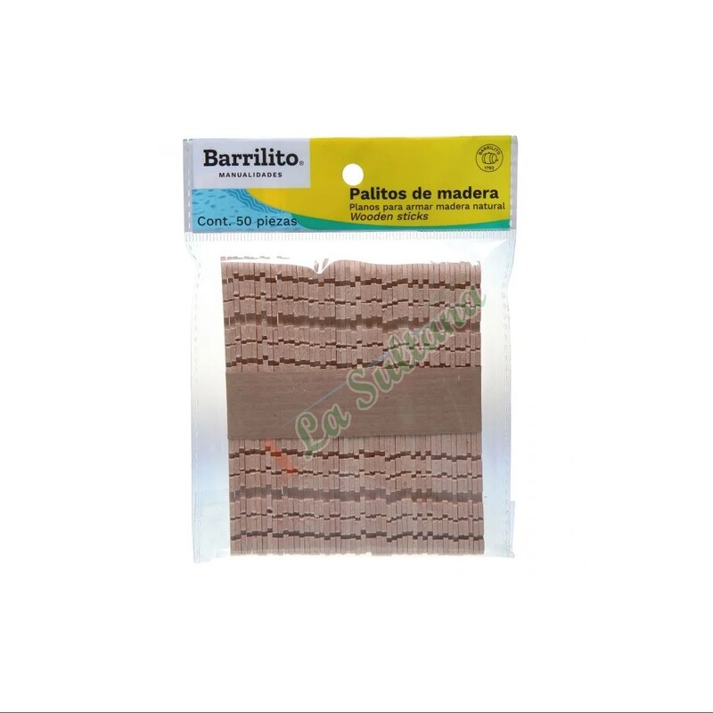 PALITOS MADERA W600 C/50